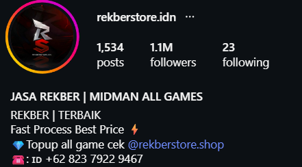 Photo Profile @rekberstore.idn