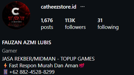 Photo Profile @catheezstore.id
