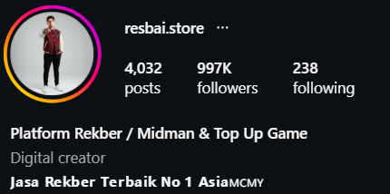 Photo Profile @resbai.store