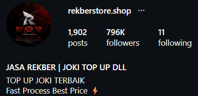 Photo Profile @rekberstore.shop