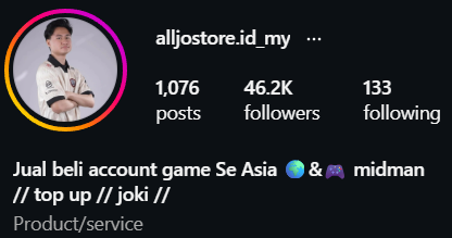 Photo Profile @alljostore.id_my