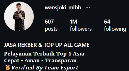 Photo Profile @wansjoki_mlbb