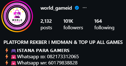 Photo Profile @world_gameid