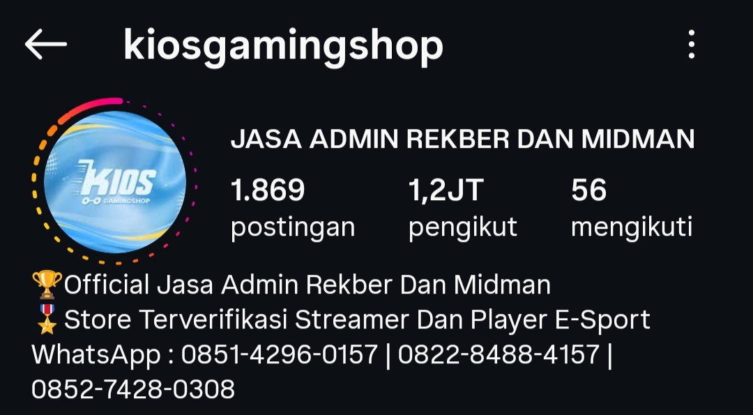 Photo Profile @kiosgamingshop